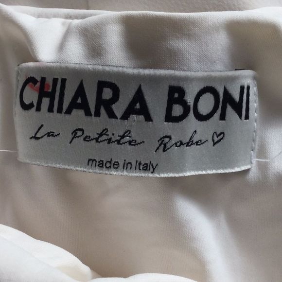 Chiara Boni Strapless Bustier Side-Drape LongDress - Picture 7 of 11